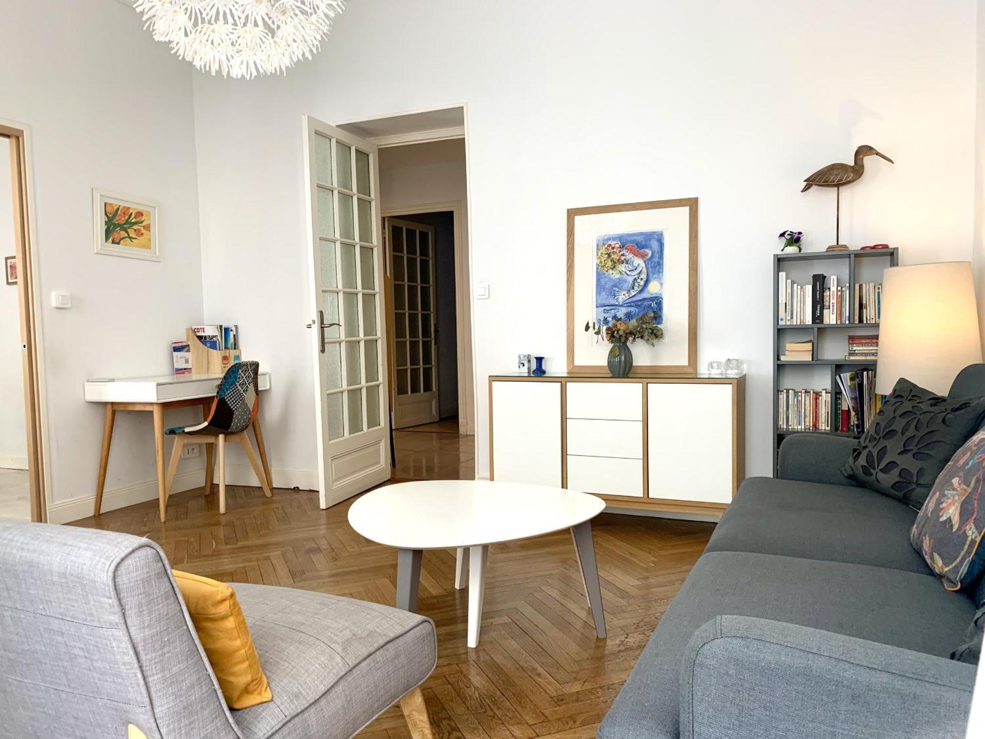Aparthotel Riviera - 2 Minutes De La Plage - Exceptionnel 2 Chambres Ac - Balcon Meyerbeer 1 Ница Екстериор снимка